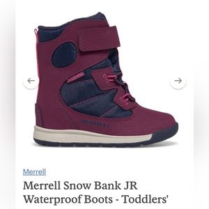 Merrell Toddler snow boots waterproof 9t new with box